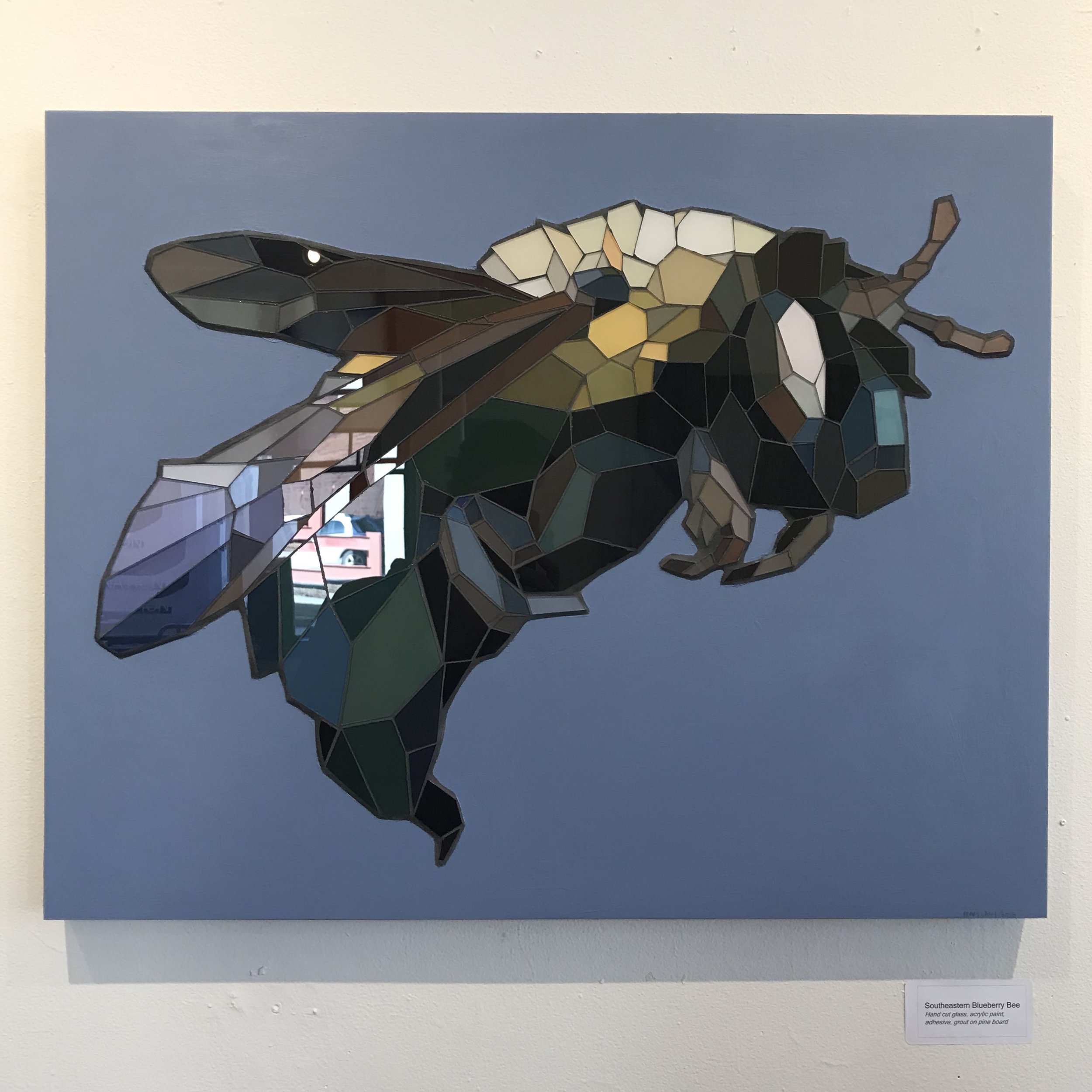 Southeaster Blueberry Bee - 24"x30" - SOLD