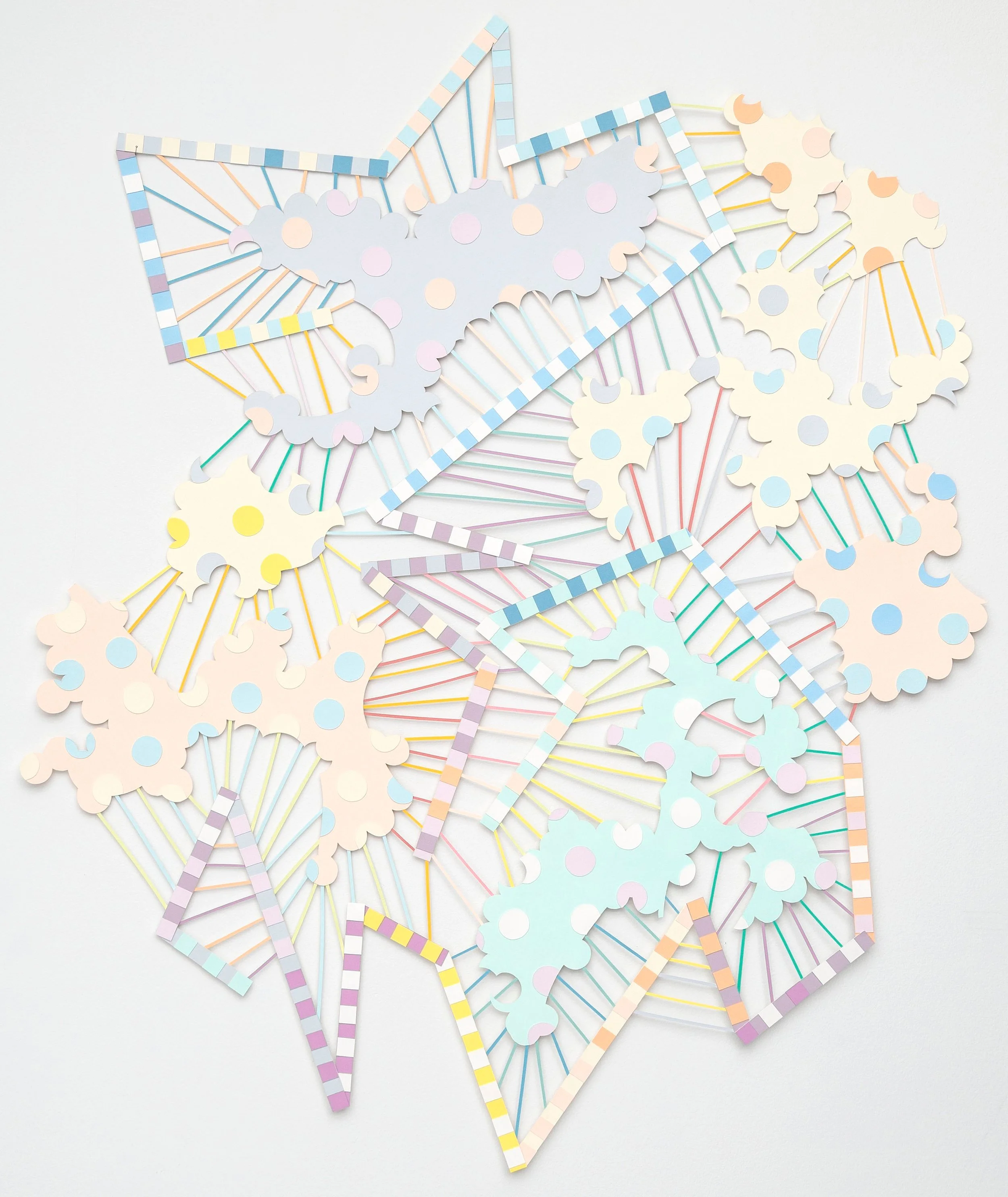  Whitework, 28” x 34”, 2018   
