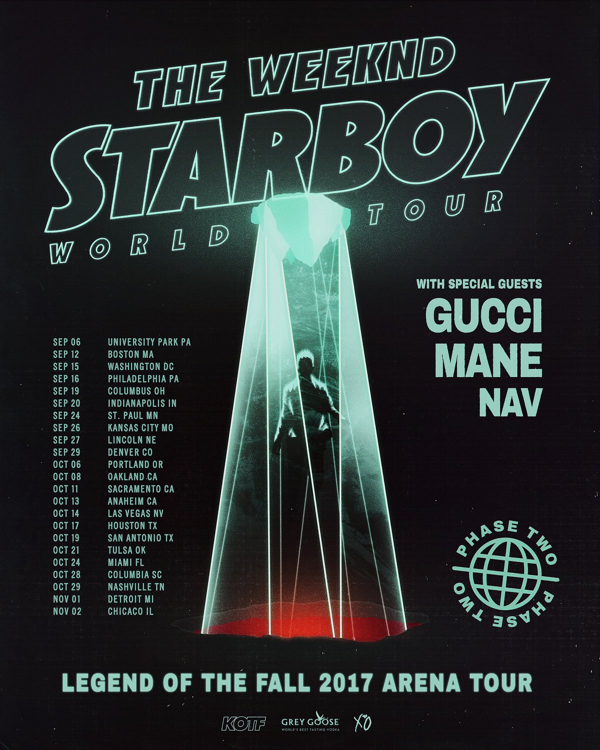 the weeknd us tour dates