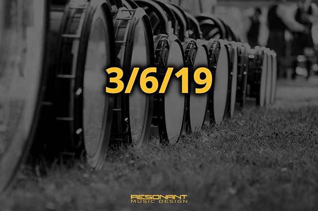 Happy #MarchingArtsDay! We have a big announcement coming later this week on 3/6/19, so make sure to tune in soon! #marchingband #RMDsquad
