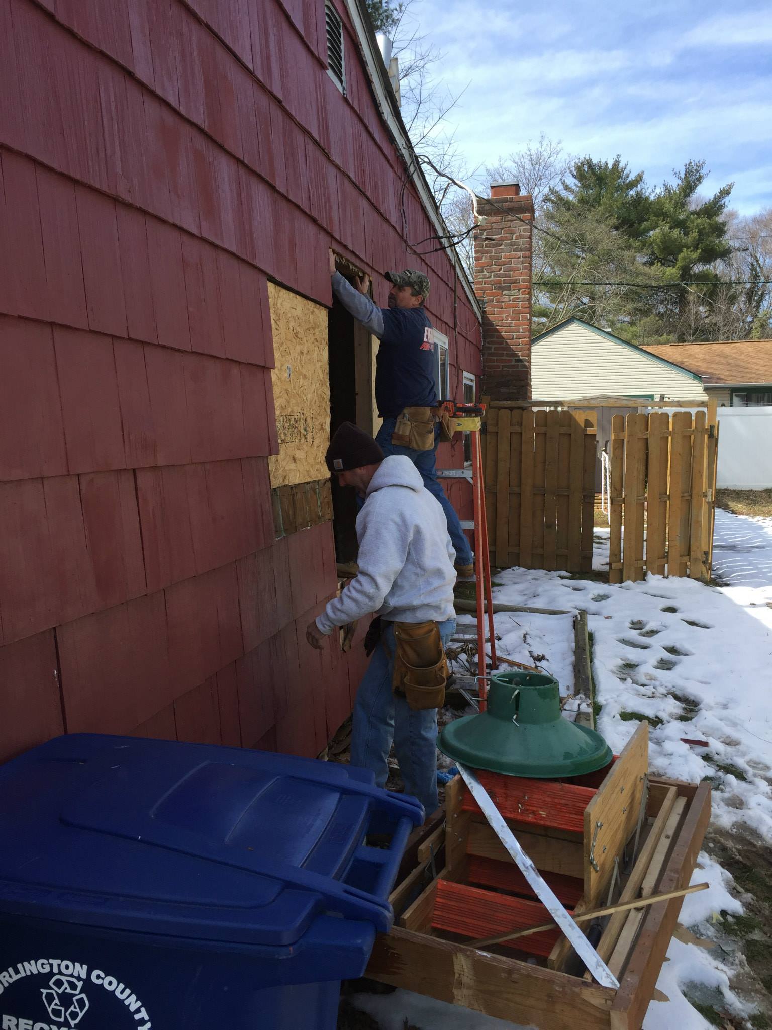 Siding Donation