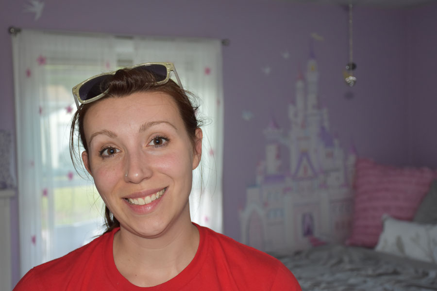 Stressed by trying to smile!