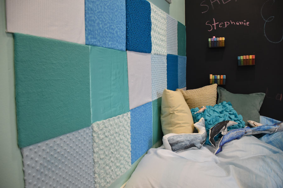 Textured sensory wall