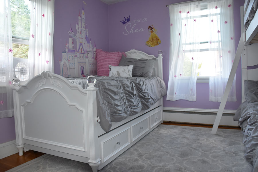  We included a trundle bed for nights when the girls need their mom, or when they want a friend to sleep over 