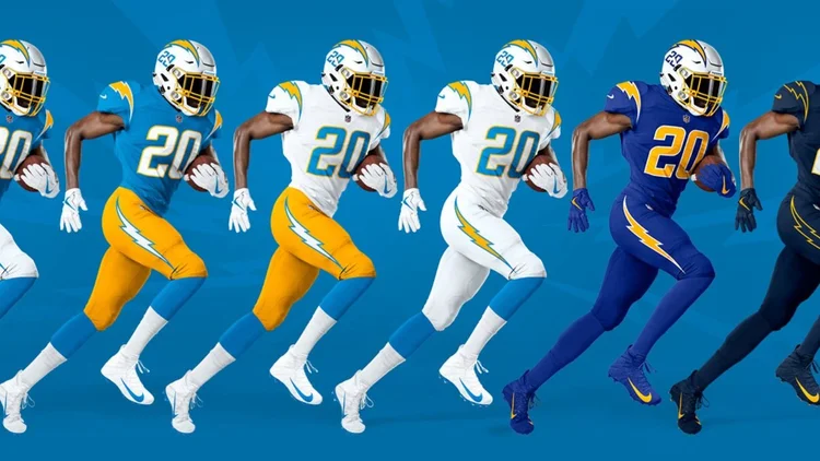 Chargers Uniform Unveiling