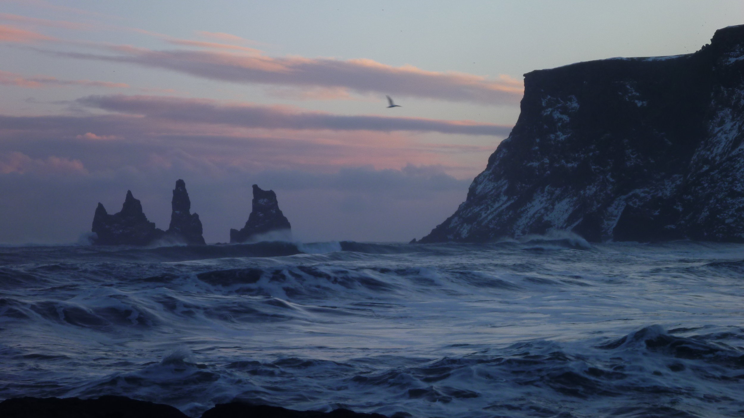Reynisdrangar sea stacks