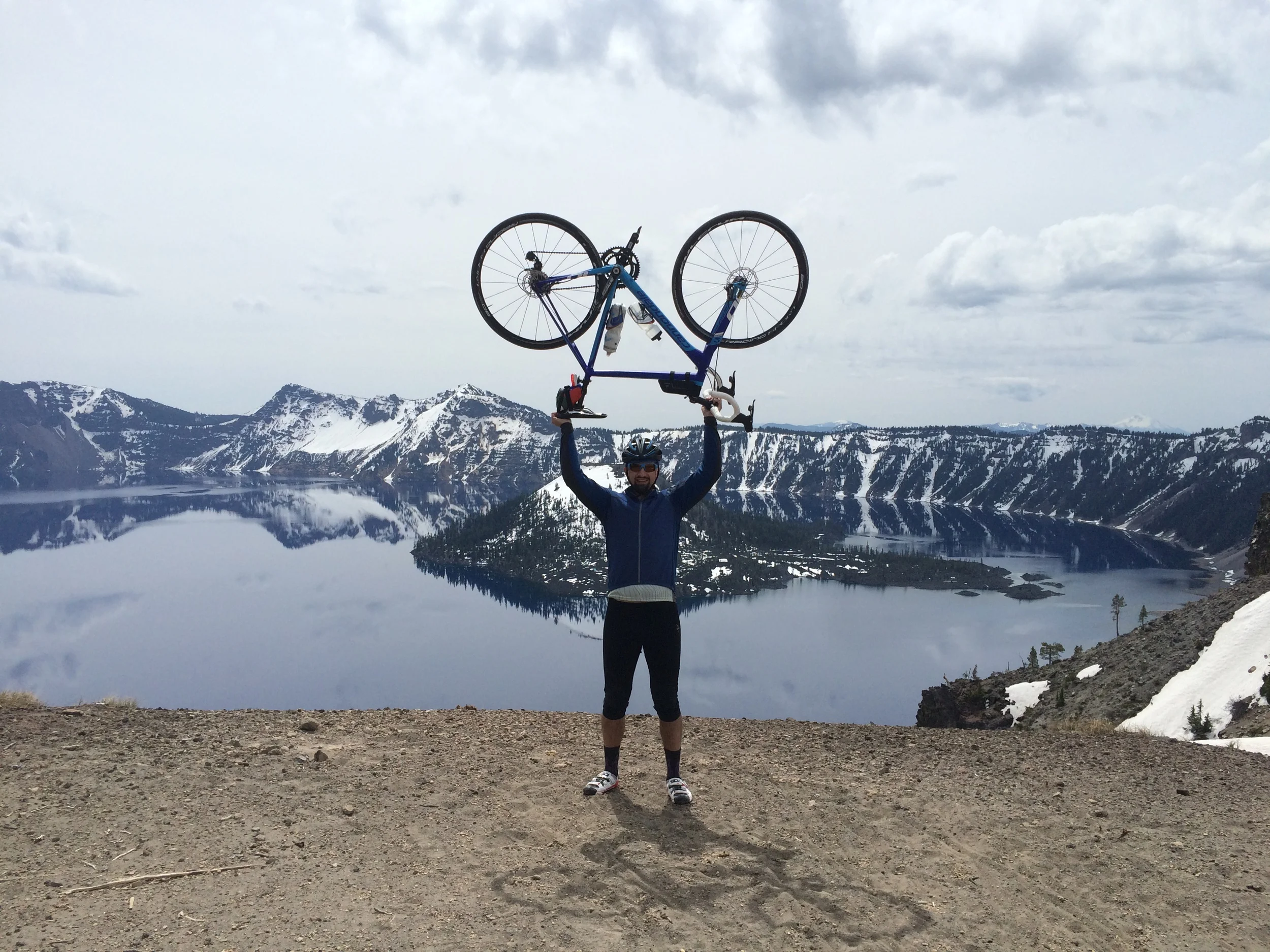 Atop Crater Lake National Park, Rim Drive