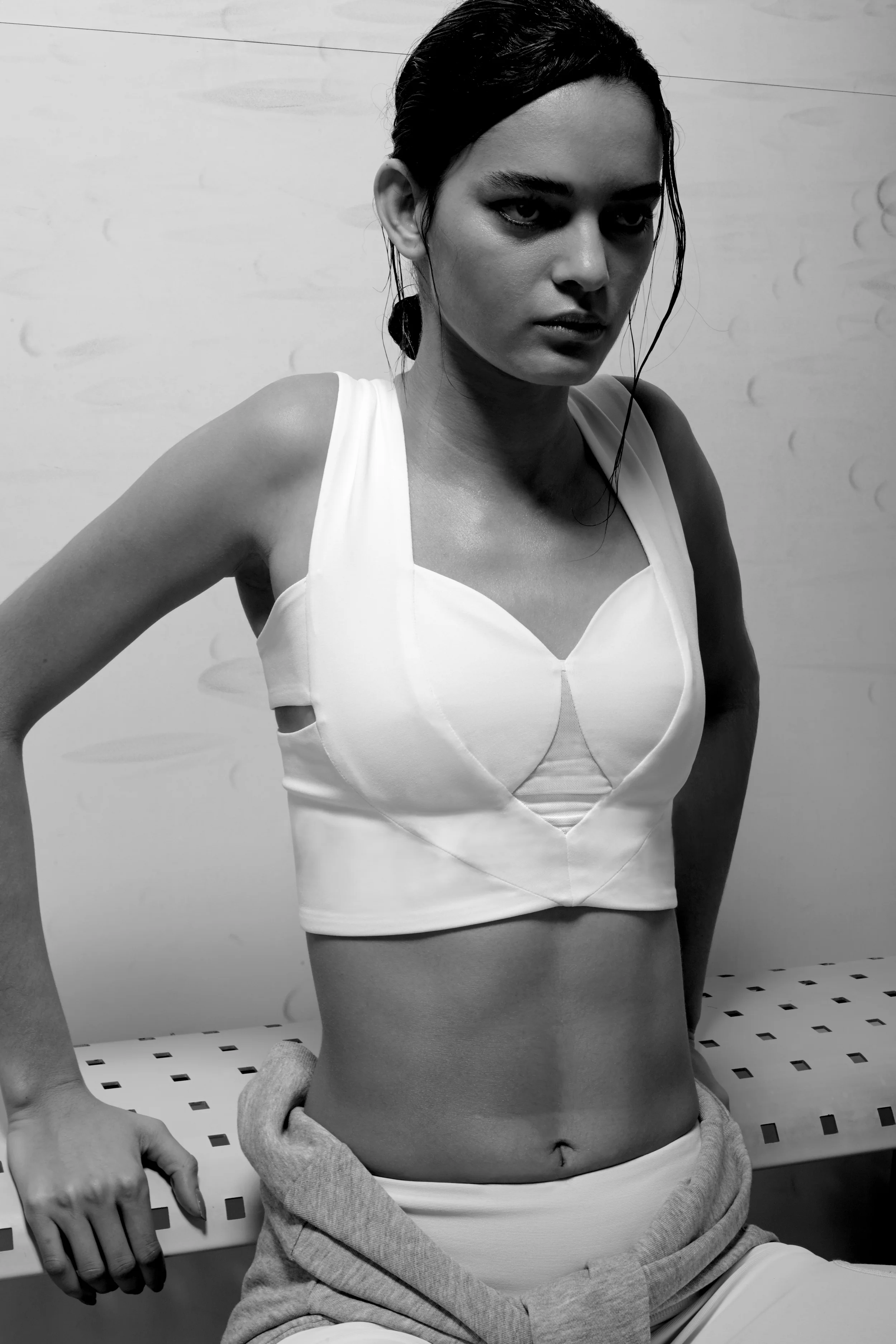 CUTOUT BRA TOP IN ASSORTED COLORS