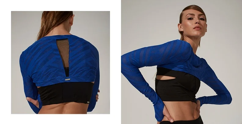 ZEBRA LACE CROPPED SHRUG