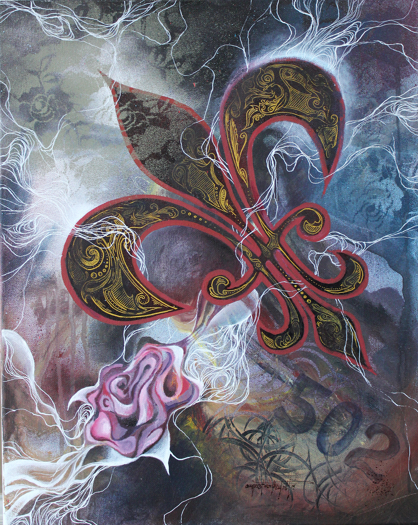 fleur de lis in dynasty and rain