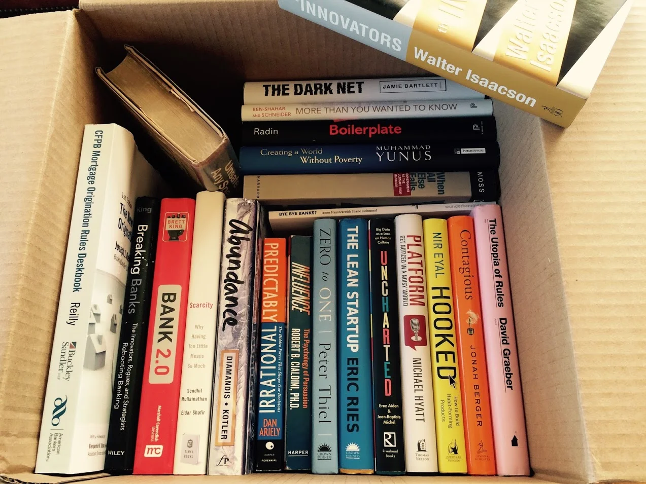 Books I Packed for Boston