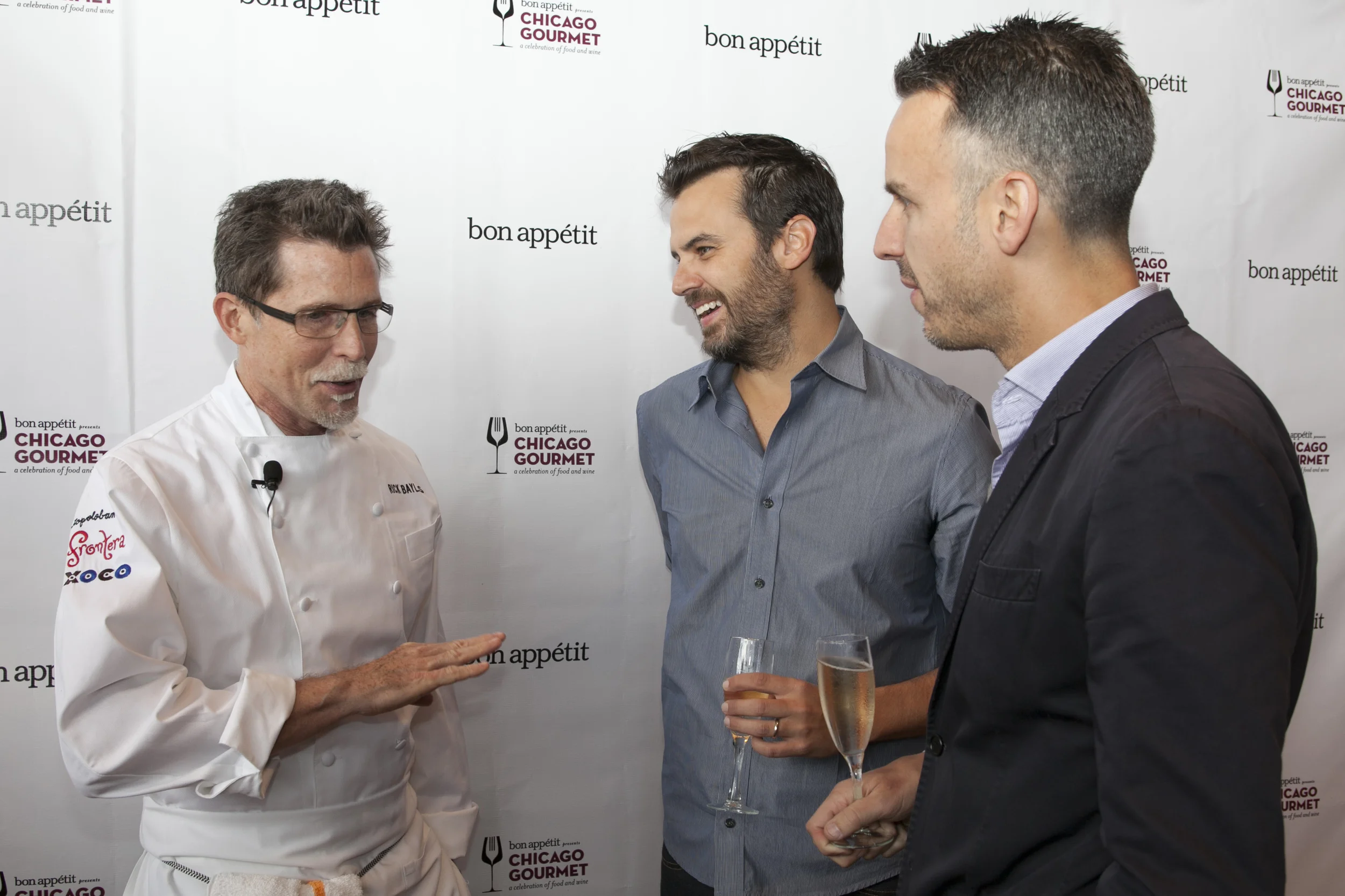 Rick Bayless, Andrew Knowlton and Adam Rapoport
