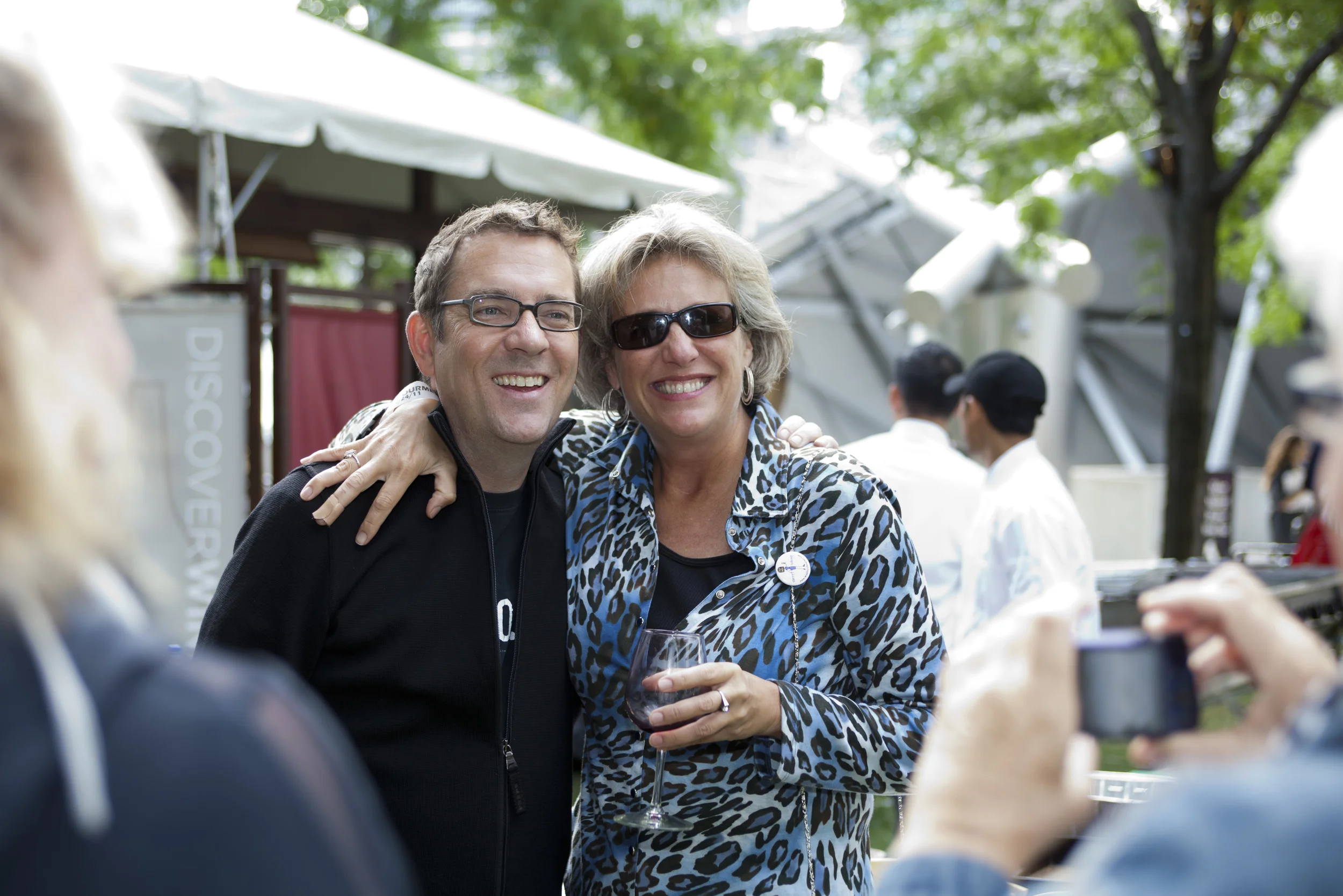 Ted Allen and a Fan