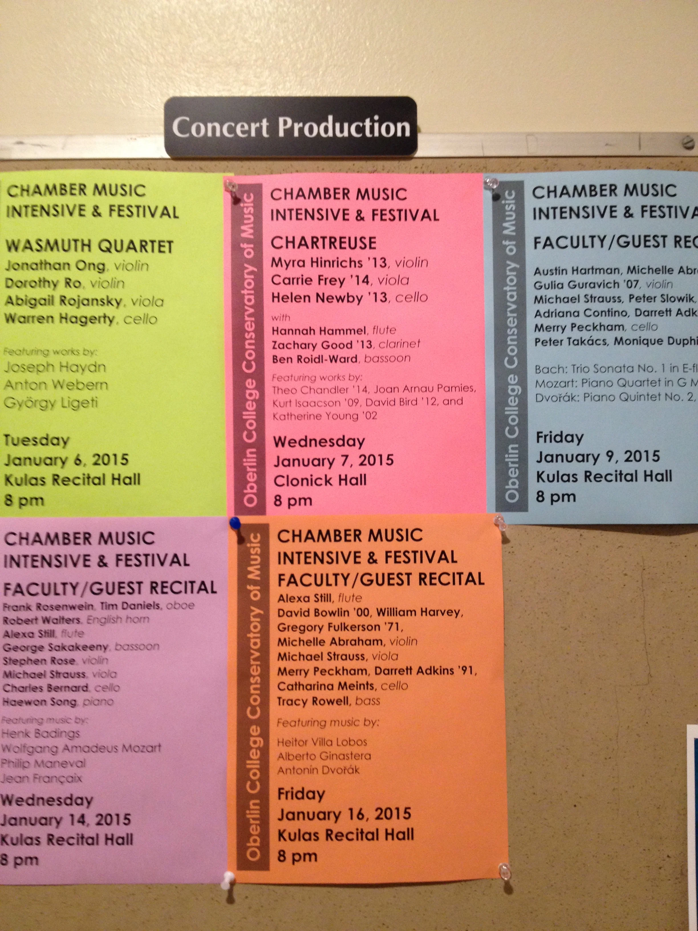 Posters by Concert Productions