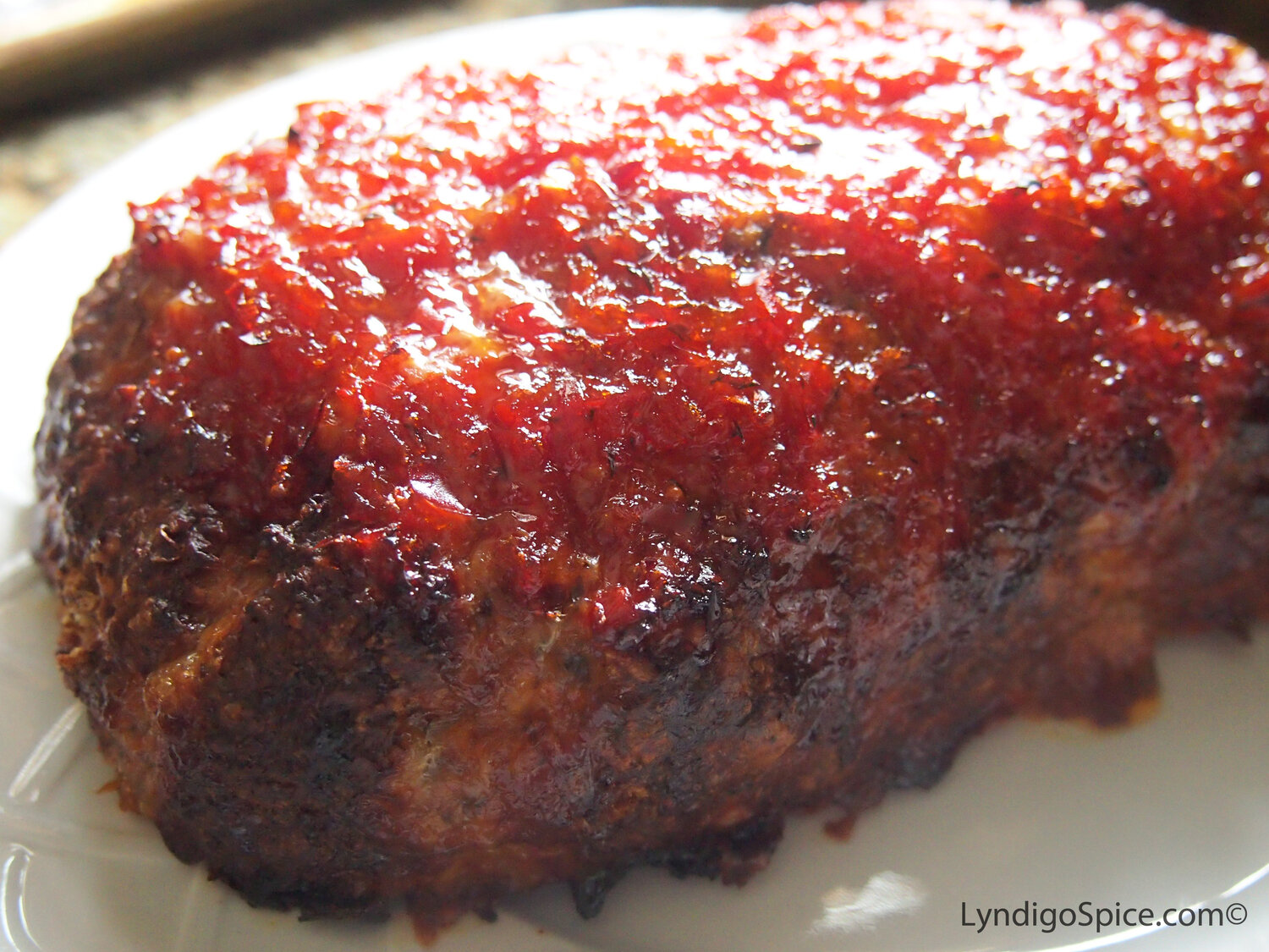 *Meatloaf with Savory Red Pepper Relish