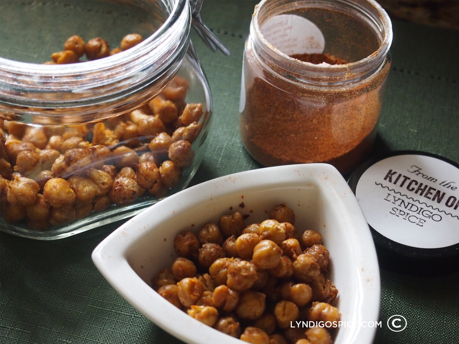 *Organic Roasted Chickpeas seasoned with Original Spice Rub