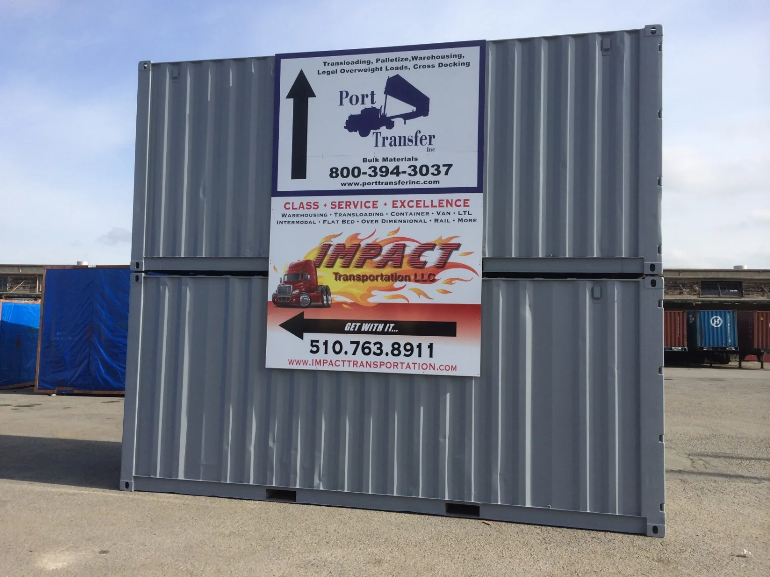 Entrance Sign: Port of Oakland