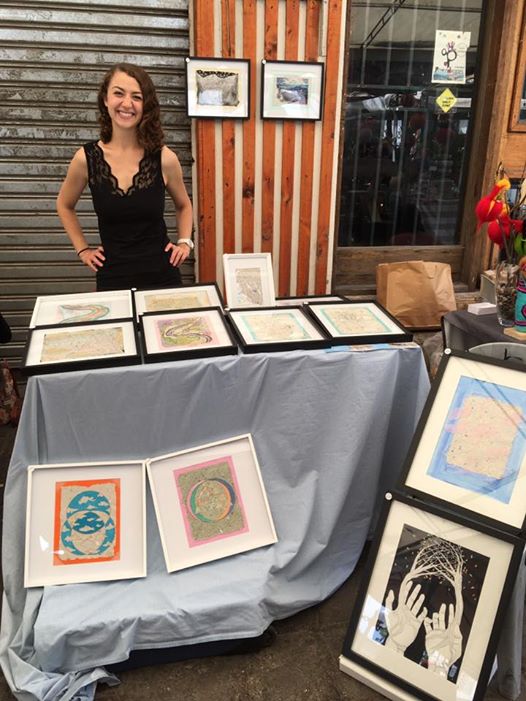 The street fair by Bazaar Santiago in Orrego Luco, Providencia