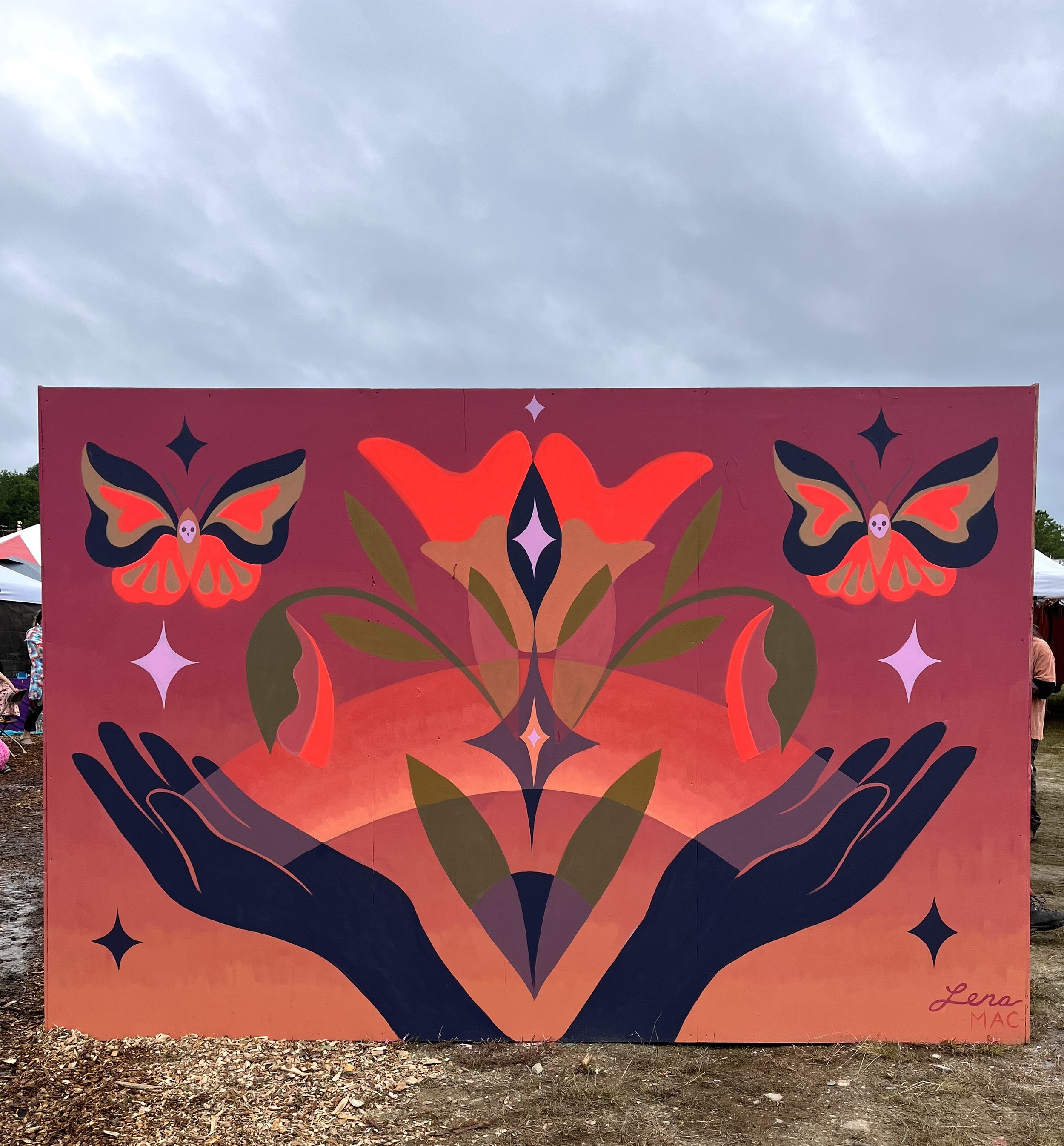 Northlands Music Festival Live paint 2025
