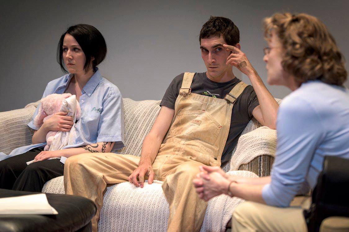 Molly Israel, Patrick E. Phillips and Annie Fitzpatrick in "Luna Gale"