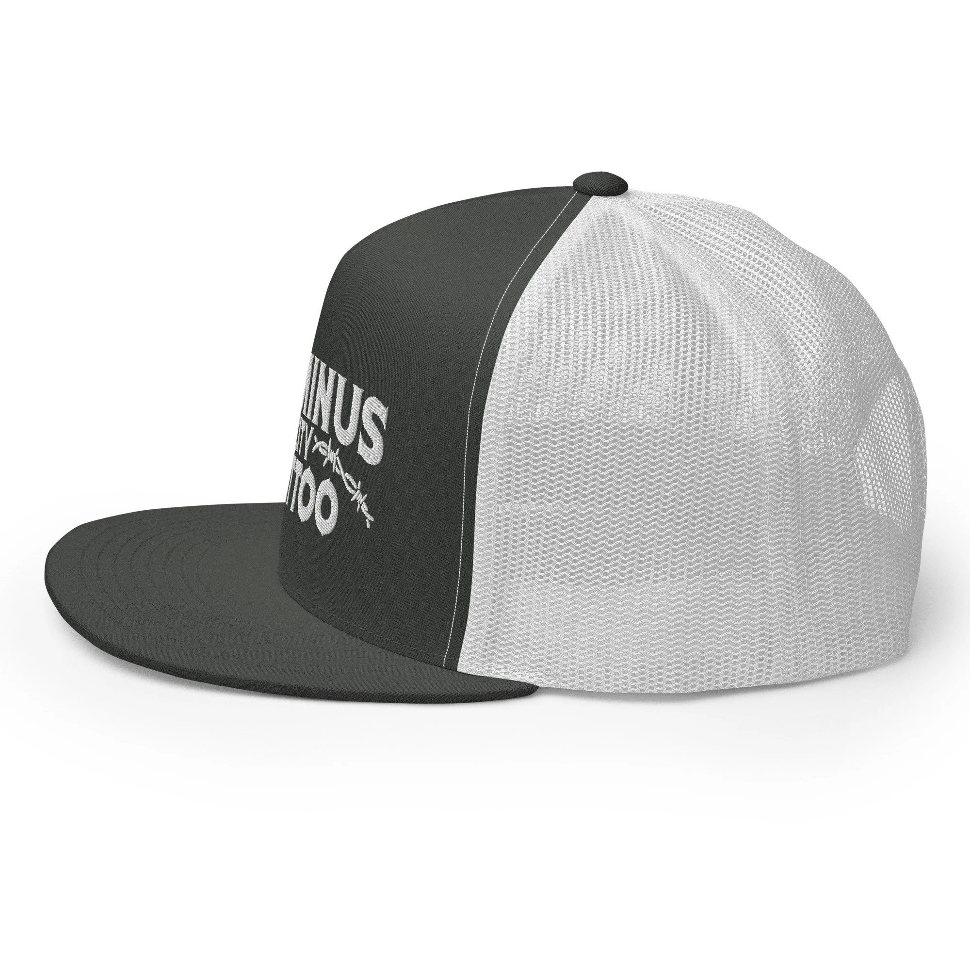 5-panel-trucker-cap-charcoal-white-left-67a53e3ad28a4.jpg