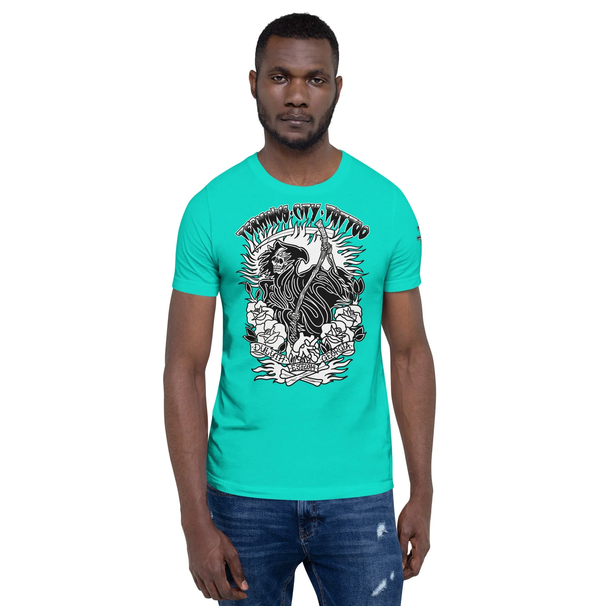 unisex-staple-t-shirt-teal-front-67c104b9019f2.jpg
