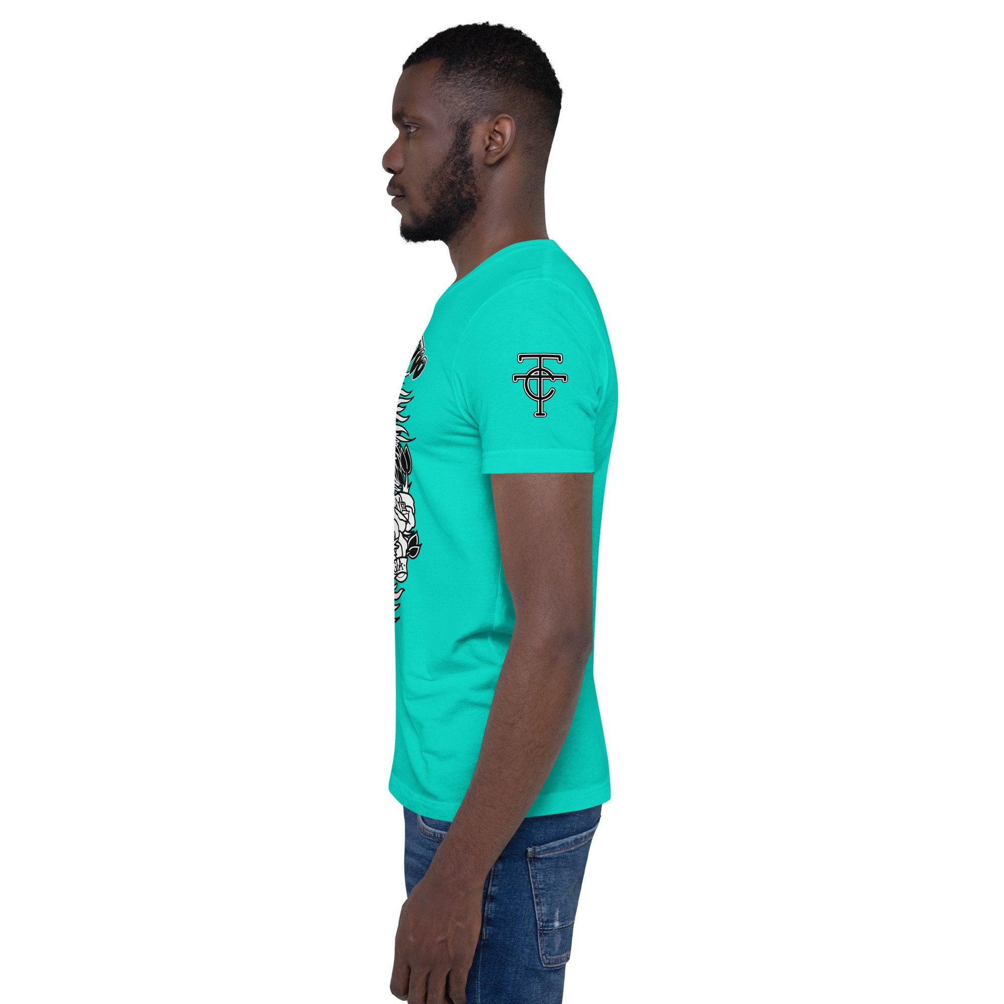 unisex-staple-t-shirt-teal-left-67c104b9539f2.jpg