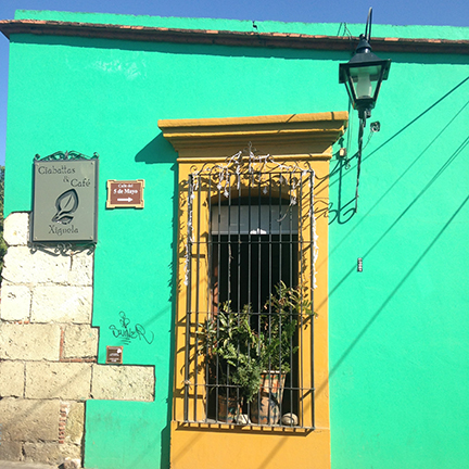 Cafe in Oaxaca.