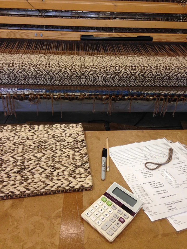 Zurich on the loom.
