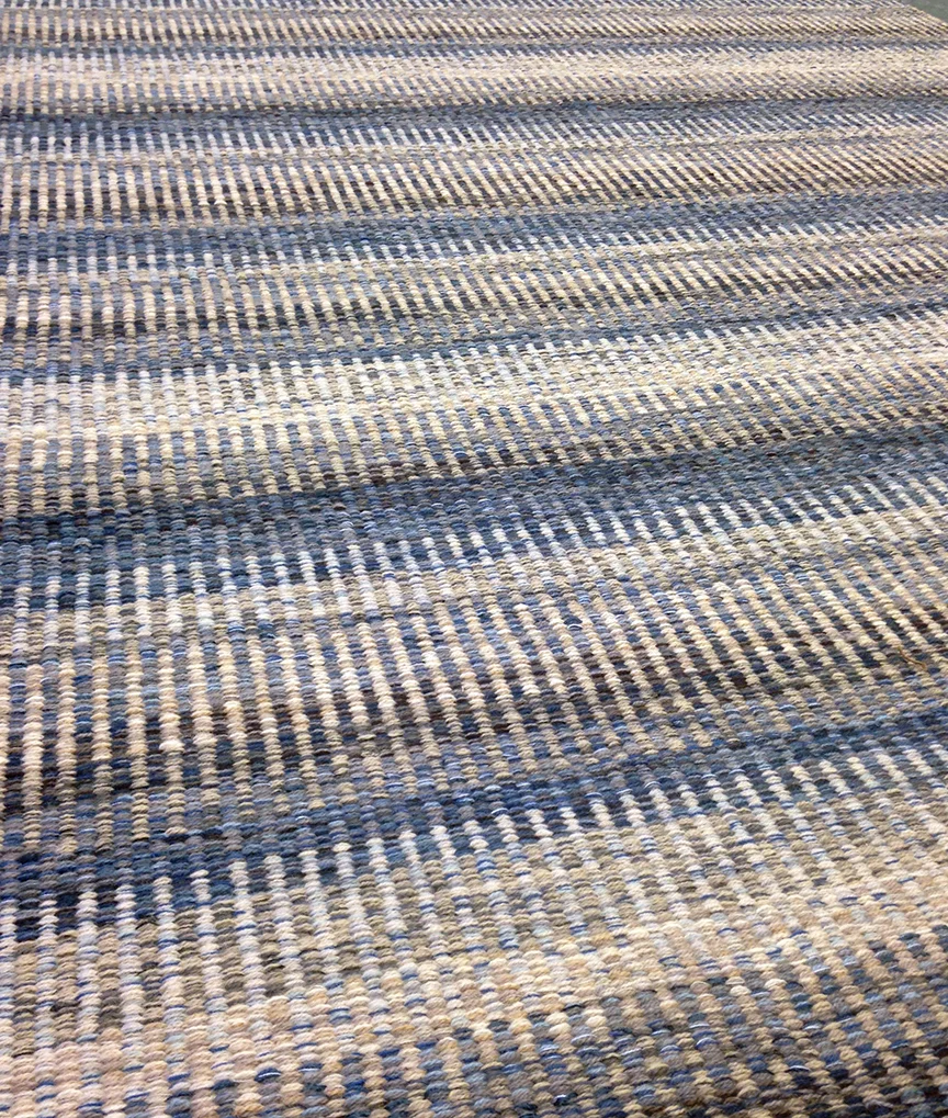 Columns Navy by True North Textiles
