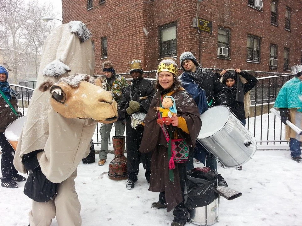Camilla the Camel for Three Kings Parade 2015 - Photo by Paul Lachenauer