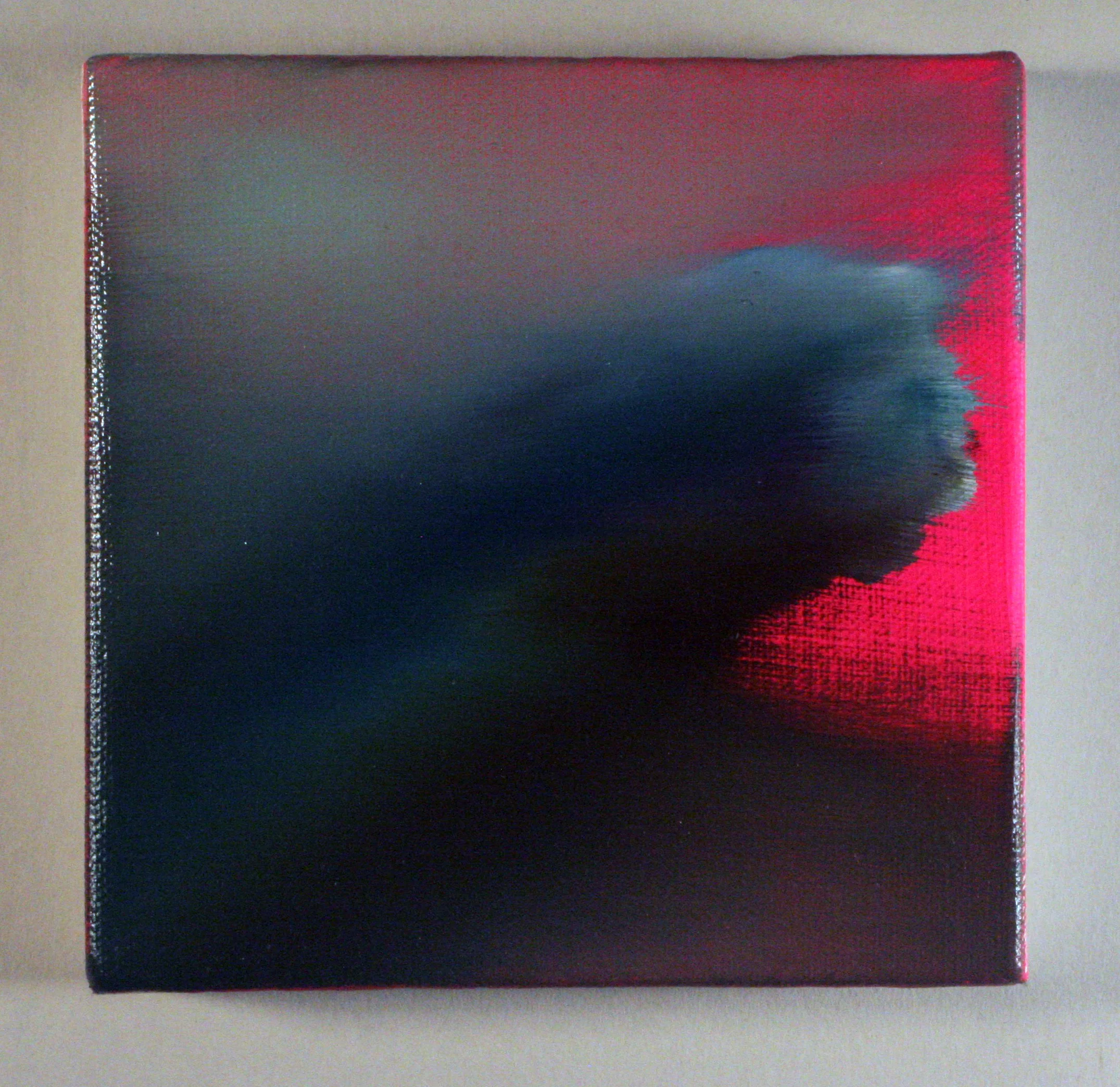 "Risk Selection" 4 x 4 inches, oil on canvas