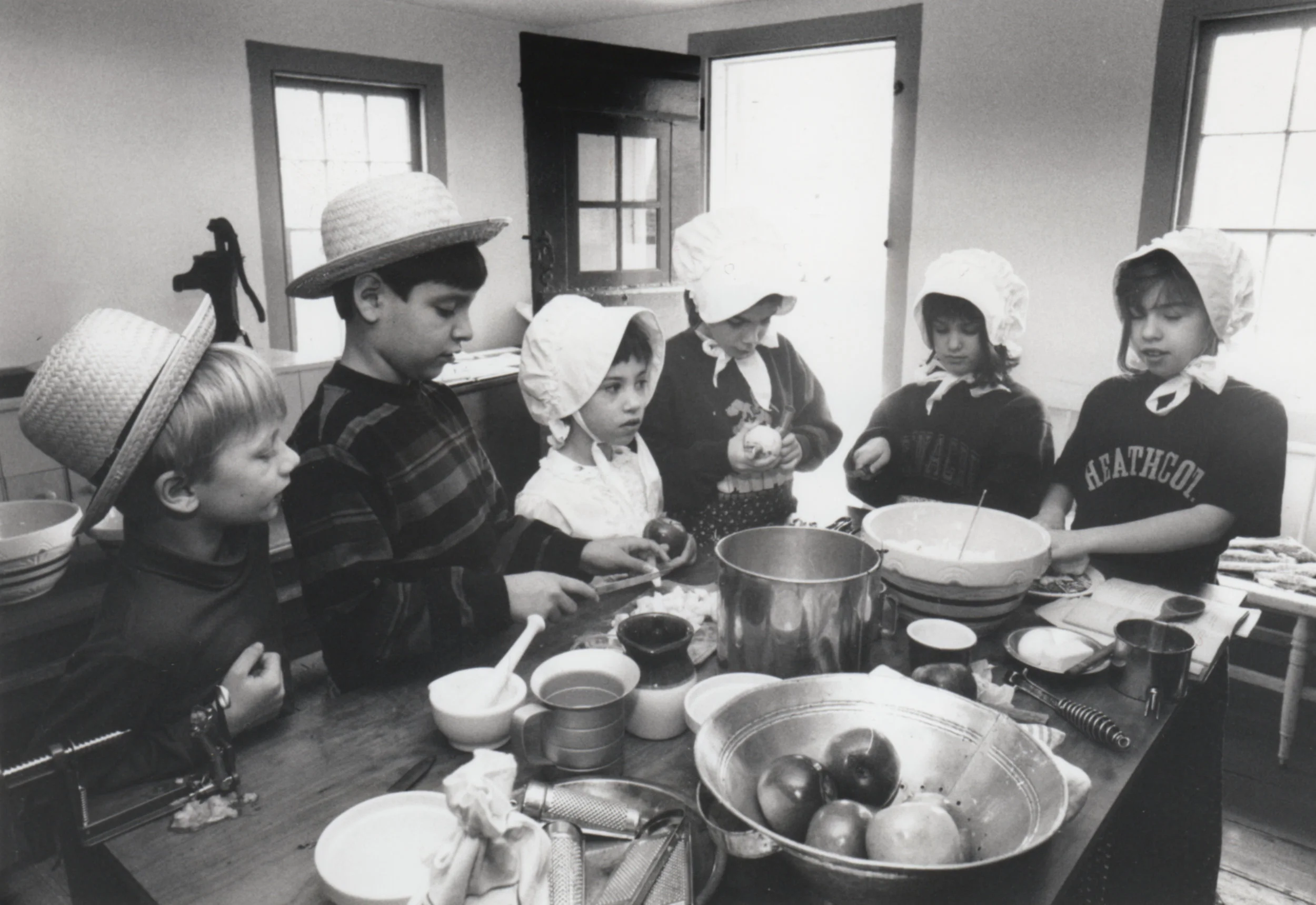 Making “Railroad Soup.”
