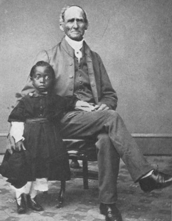 Joseph Carpenter, Quaker abolitionist from Scarsdale, with an orphaned child. 
