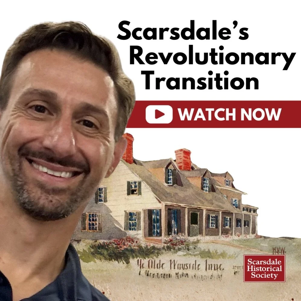 Miss the presentation? The recording is now live - watch now at the link in bio. 

First the manor. Then the Revolution. Then chaos. Jordan Copeland examines his Scarsdale&rsquo;s transformation from a colonial manner to an American town in the after