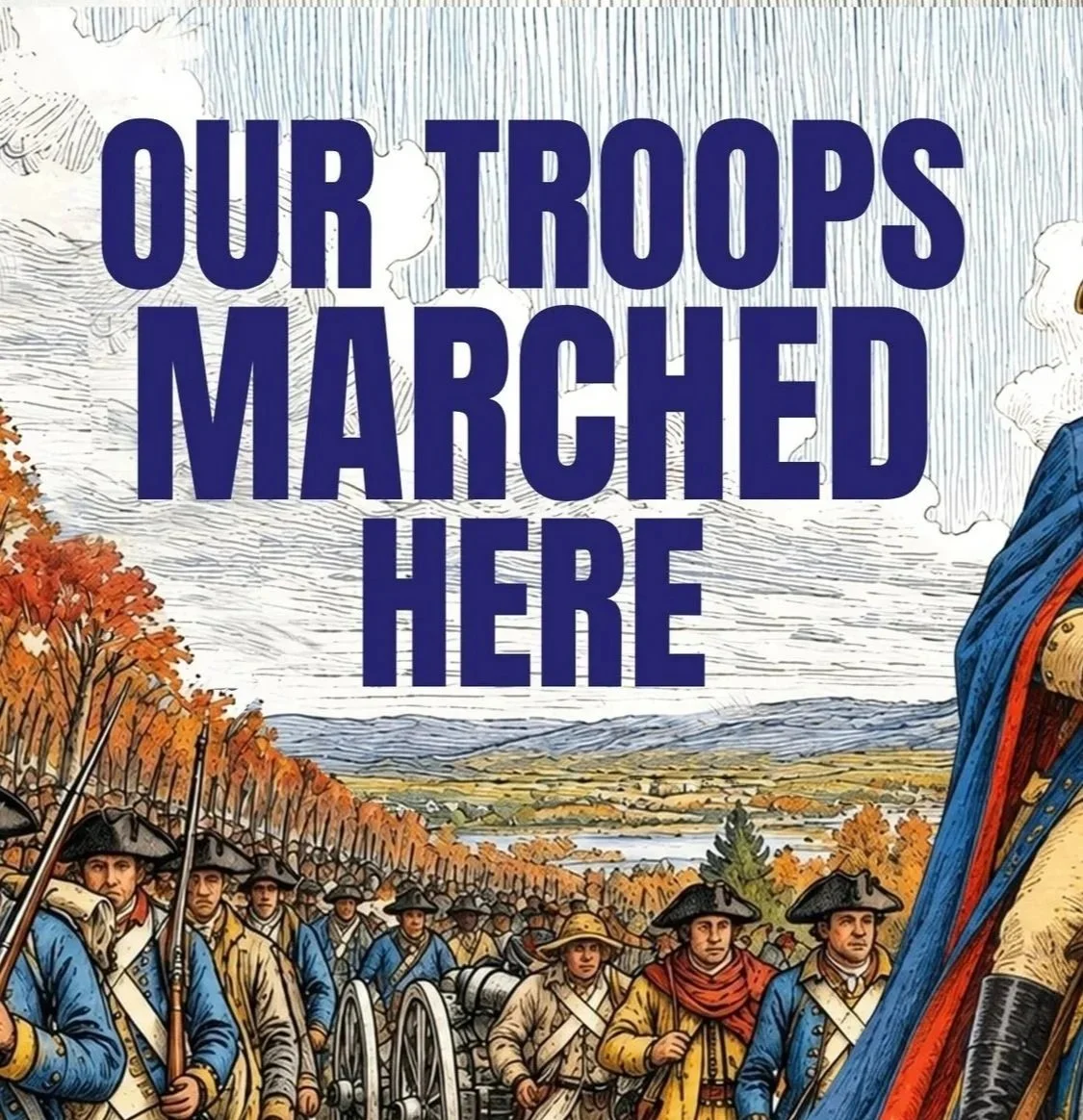 Our Troops Marched Here: Old Army Road