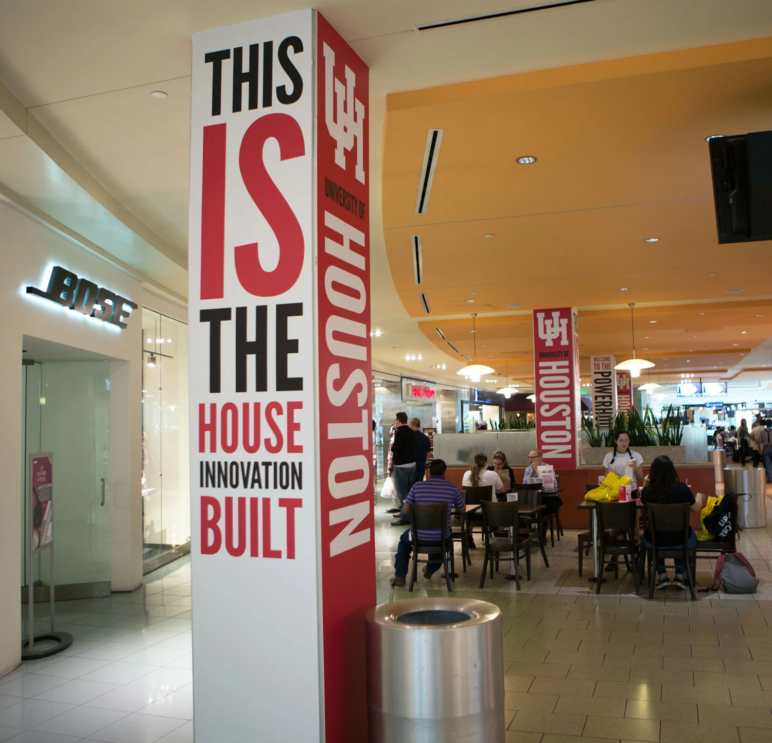 UH Powerhouse Campaign at Galleria, Houston