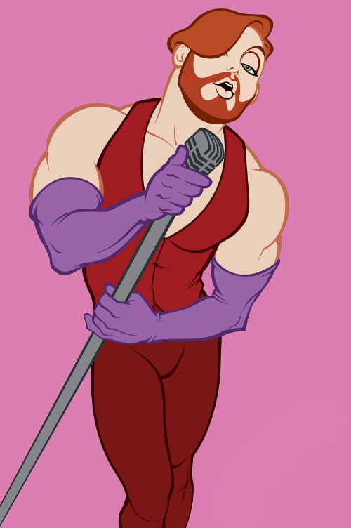 Jerrico line art colored by Rey Arzeno