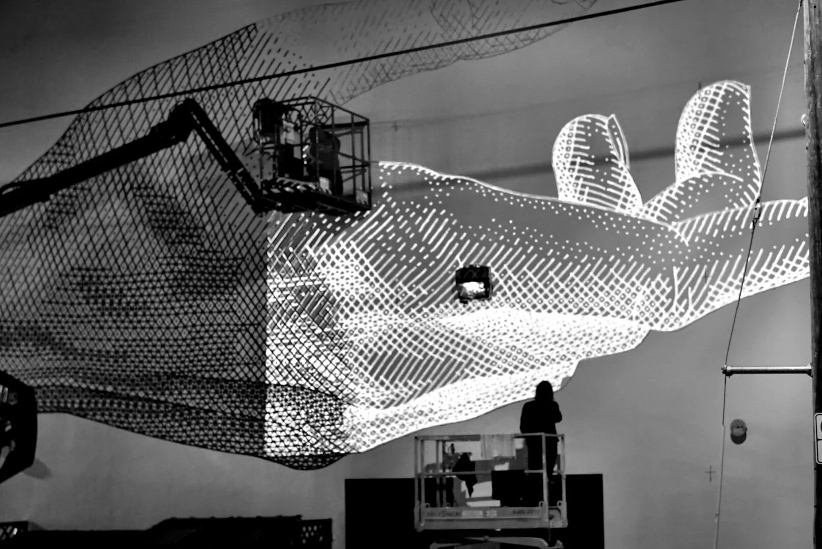 Projection and photo by T.J. Davis