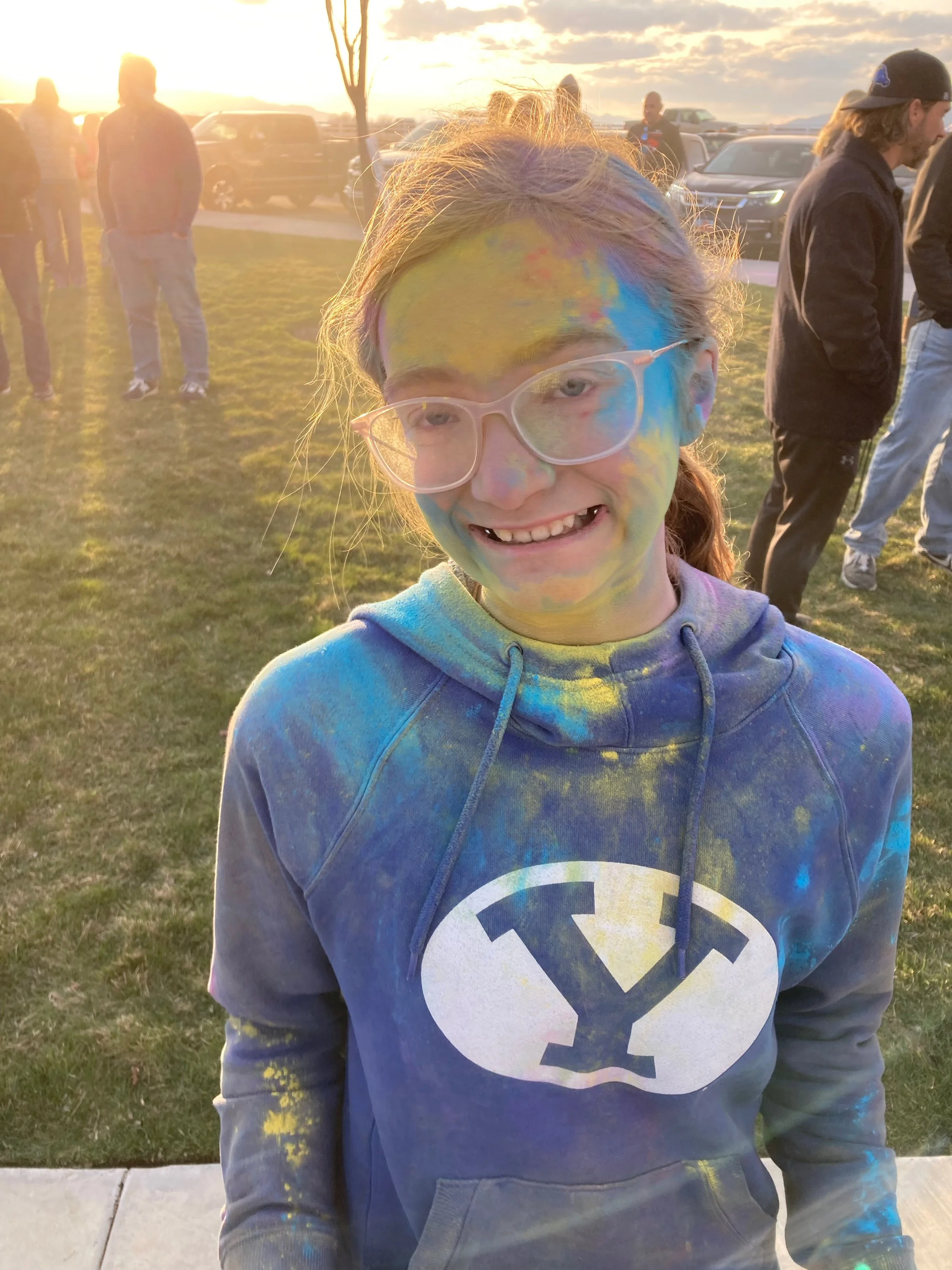  Rose Springs chalk fight fundraiser (always a hit). 