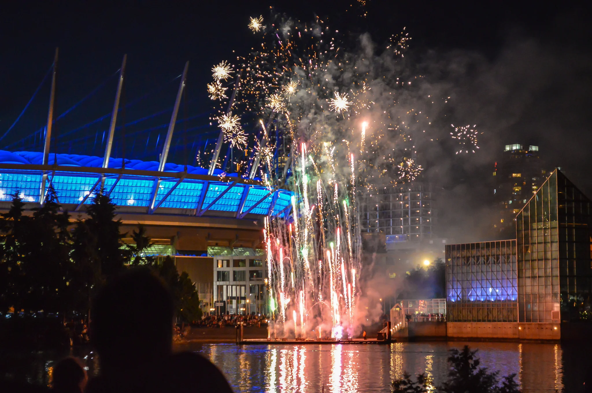 Our children also learned about unexpected rewards. Specifically, a surprise fireworks show half way home!