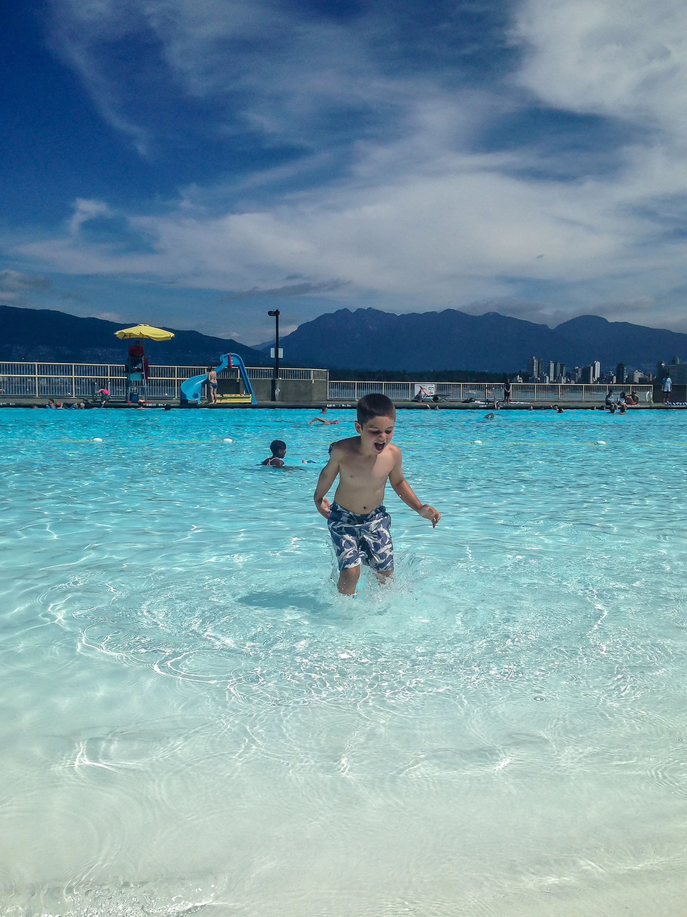 Clear blue water. A beautiful mountain setting. What more could you ask for in an urban gym?