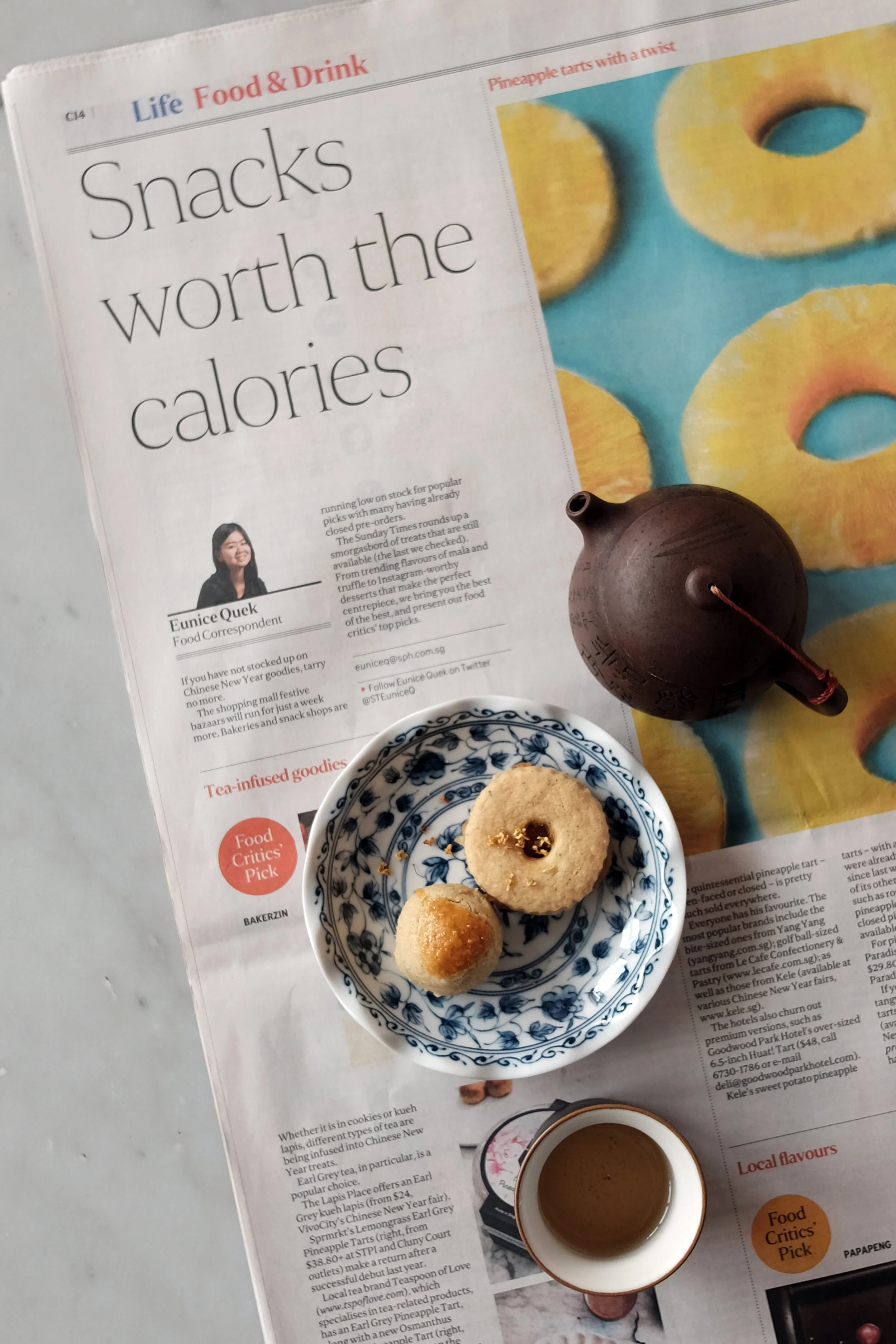 Tea-Infused Confections - Earl Grey Pineapple Tarts