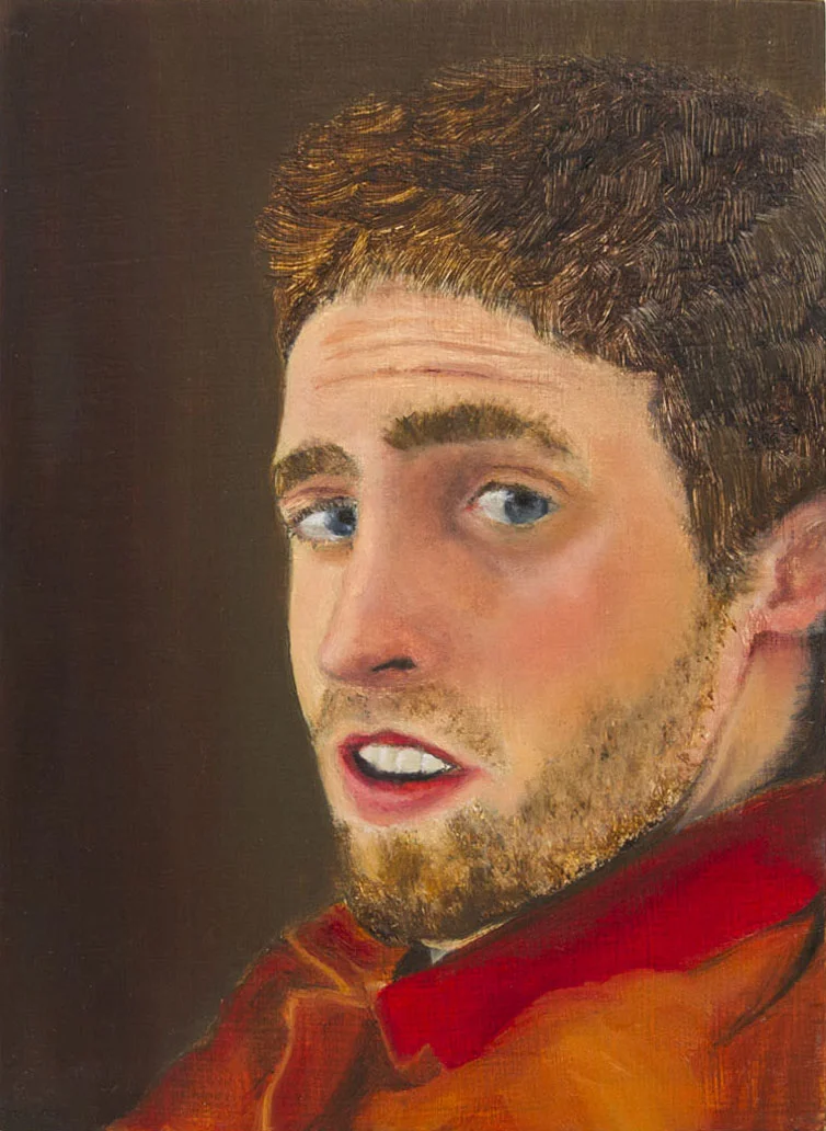 Portrait of Colin, 2014 6"x8" Oil paint on wood