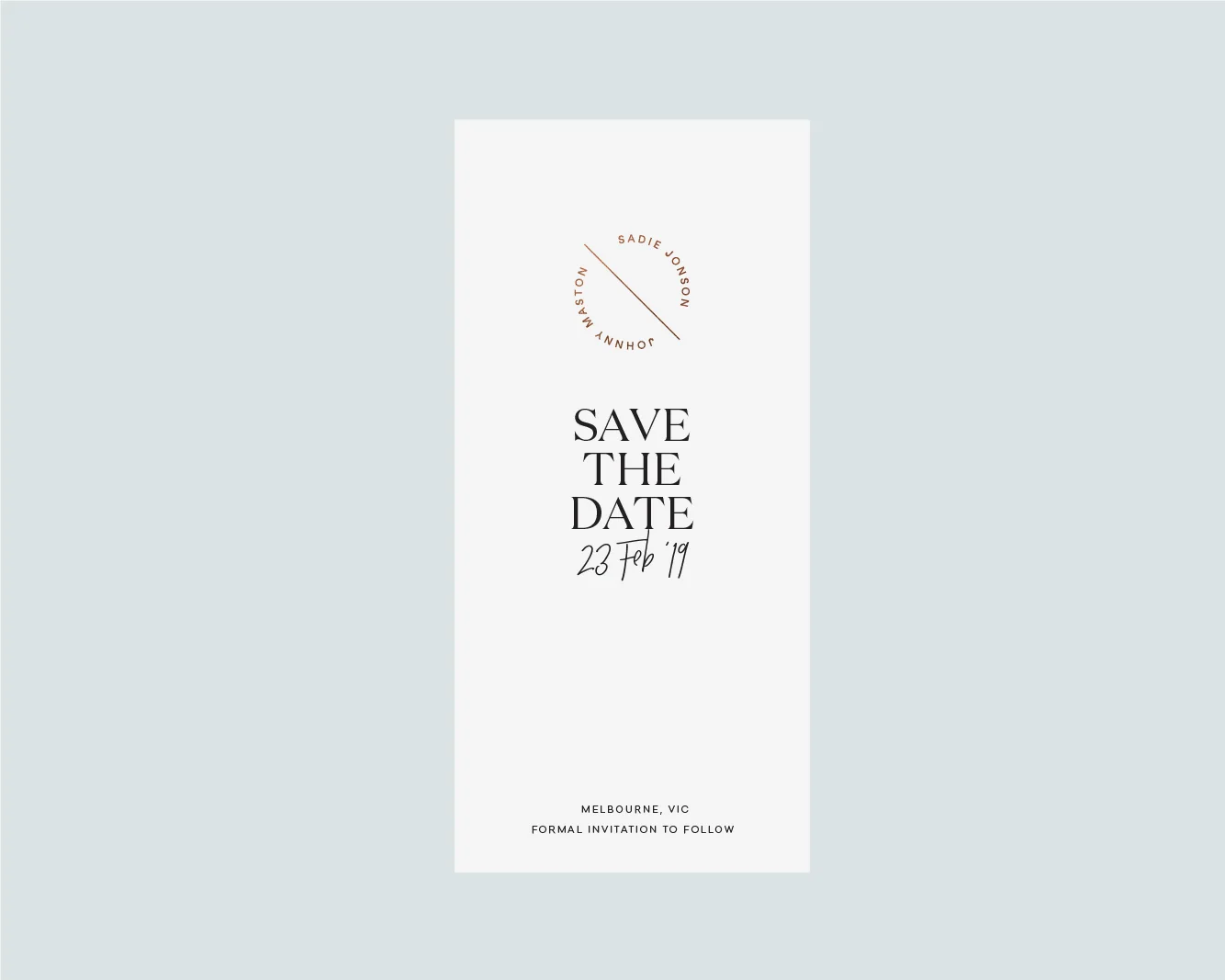 Save the Date - DL
