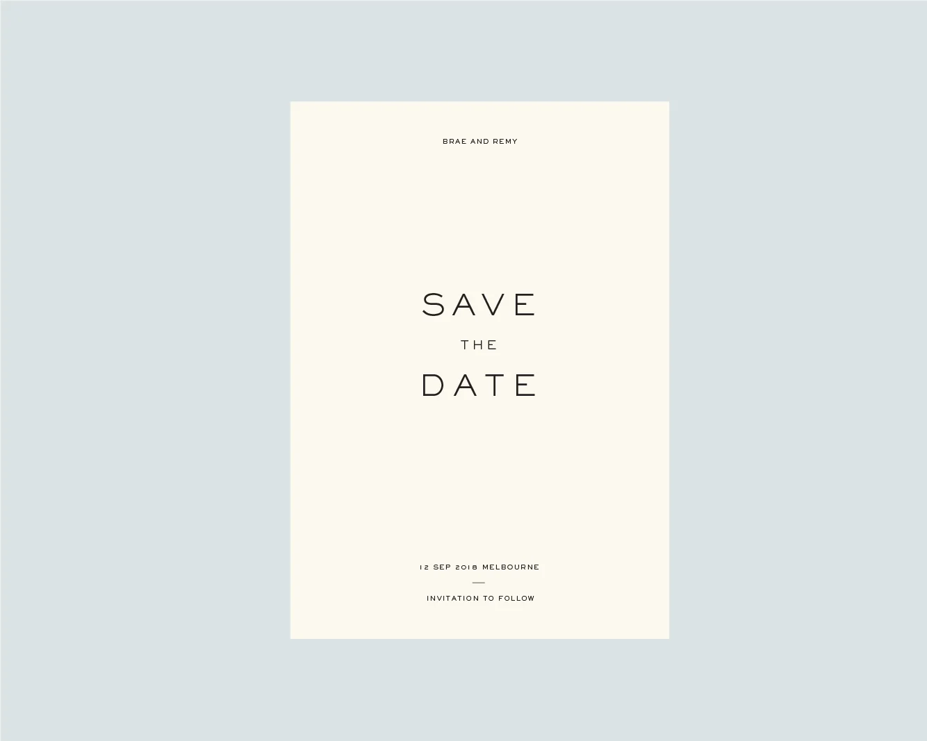 Save the Date - A5 or 120X170mm