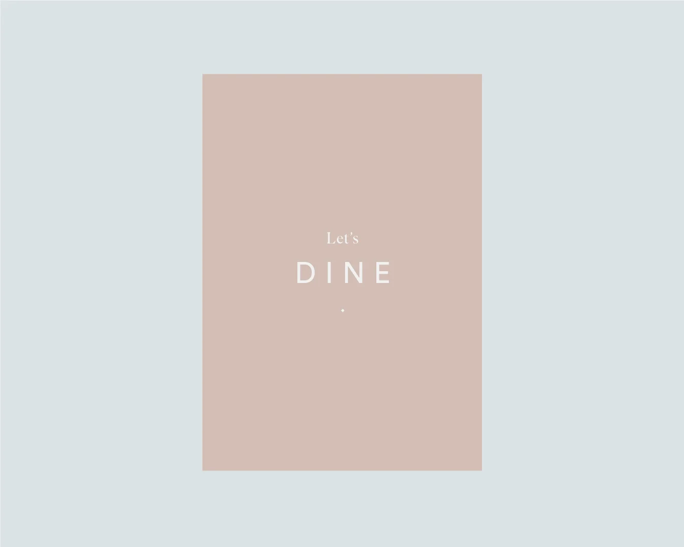 Menu front - A5 Option 2