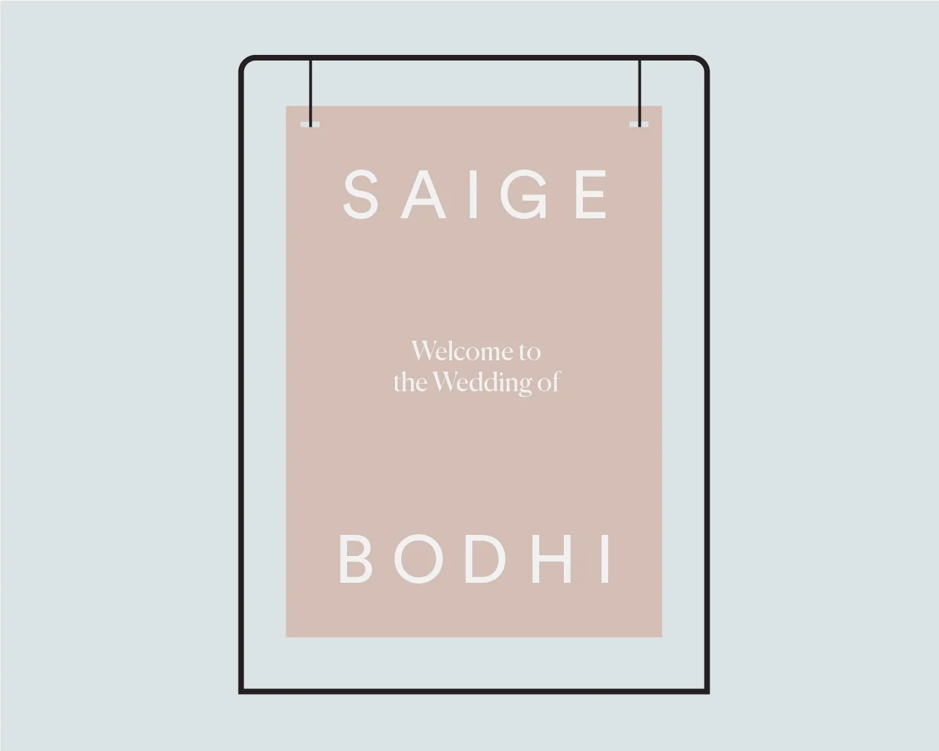 Welcome signage - Option 3