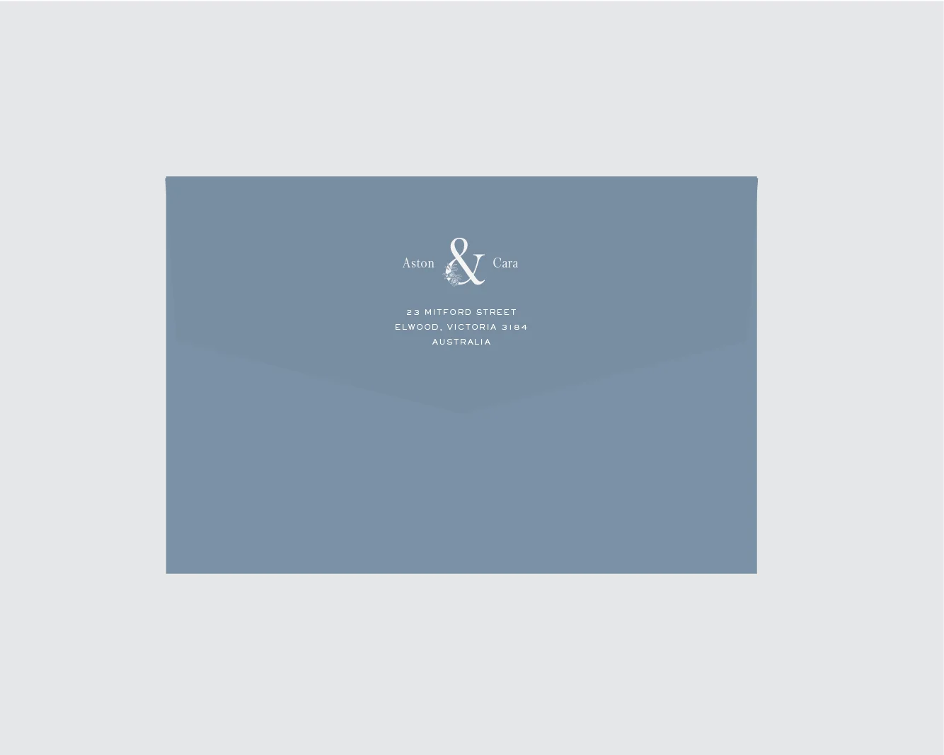 Return addressed envelopes - Back