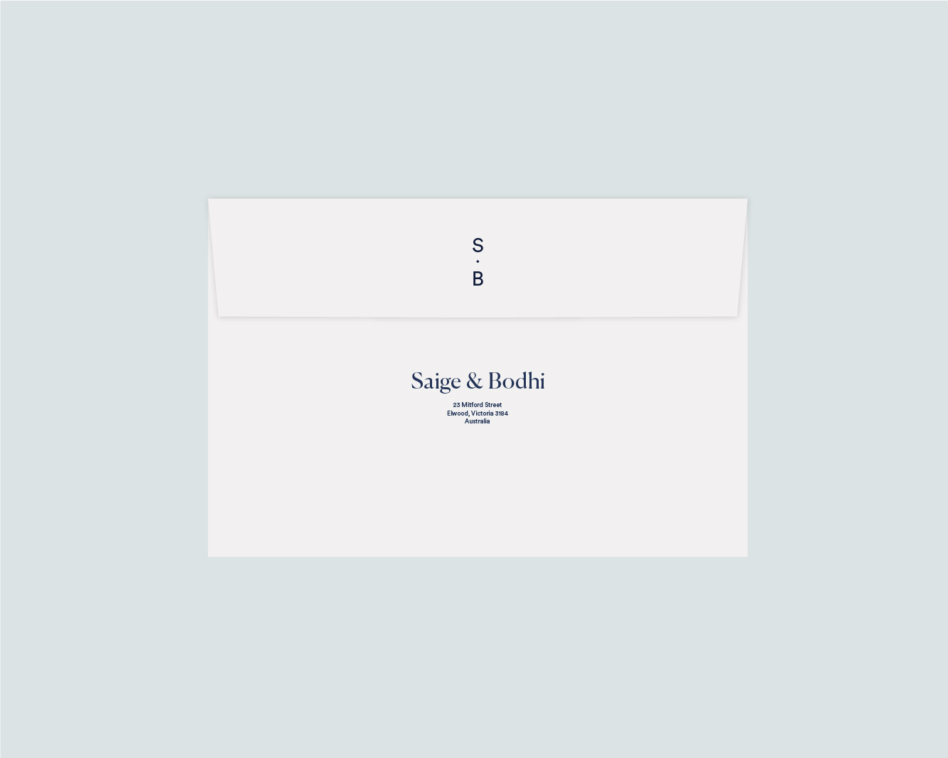 Return addressed envelopes - back